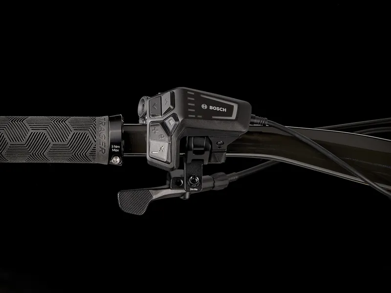  Trek Rail 9.8 XT eMountain Bike in Black/Marigold to Red Fade-5