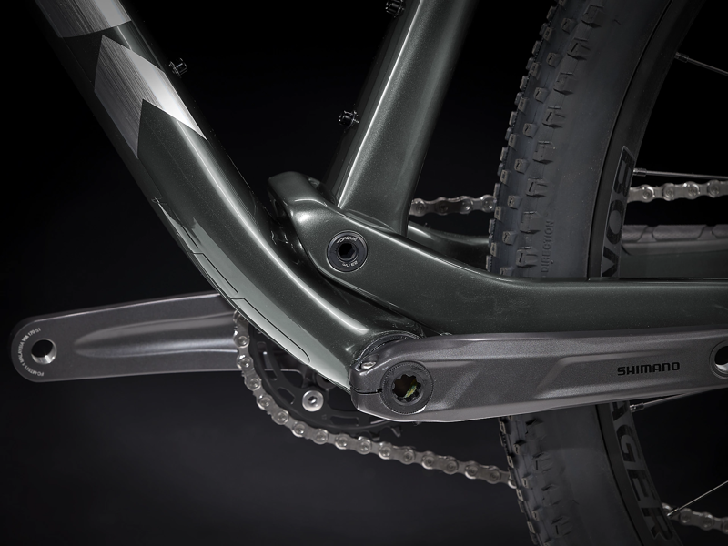  Trek Supercaliber 9.6 Mountain Bike in Lithium Grey/Trek Black-7