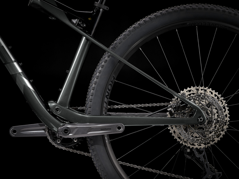  Trek Supercaliber 9.6 Mountain Bike in Lithium Grey/Trek Black-9