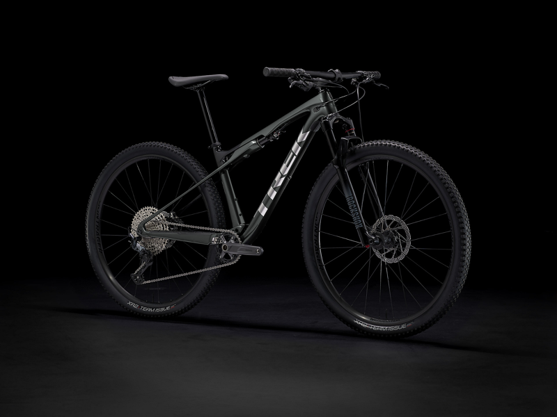  Trek Supercaliber 9.6 Mountain Bike in Lithium Grey/Trek Black-1