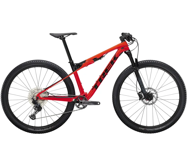 Trek Supercaliber 9.6 Mountain Bike in Radioactive Red/Trek Black