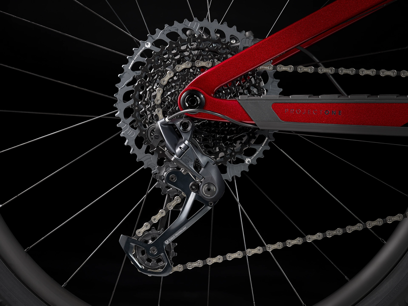  Trek Top Fuel 9.8 GX Mountain Bike in Carbon Red Smoke/Black-4