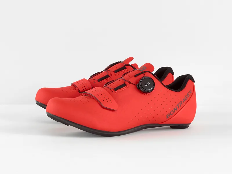 Bontrager Circuit Road Shoes in Red-1