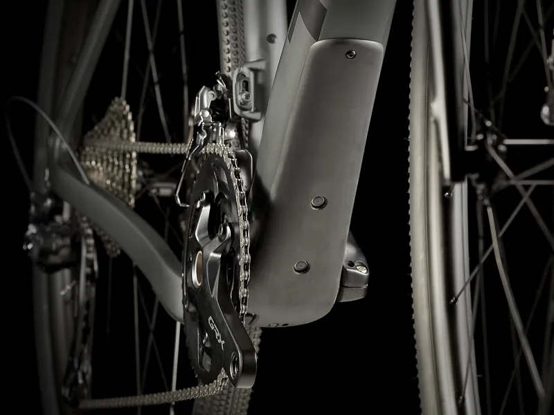  Trek Checkpoint SL 5 Gravel Bike in Satin Mercury/Carbon Smoke-6