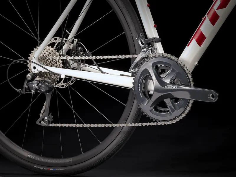 Trek Domane AL 3 Disc Road Bike in White-11