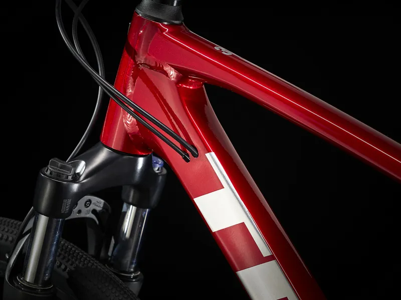  Trek Dual Sport 3 Hybrid Bike in Rage Red-2