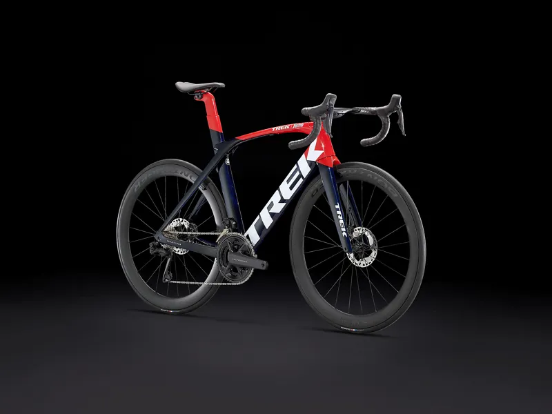  Trek Madone SLR 7 Road Bike in Navy Carbon Smoke/Viper Red-1