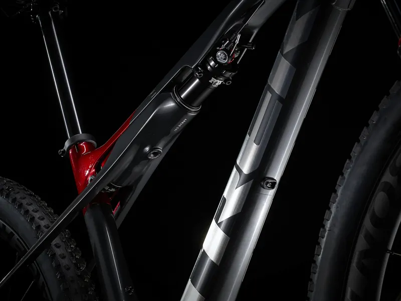  Trek Supercaliber 9.7 Mountain Bike in Lithium Grey/Crimson-2