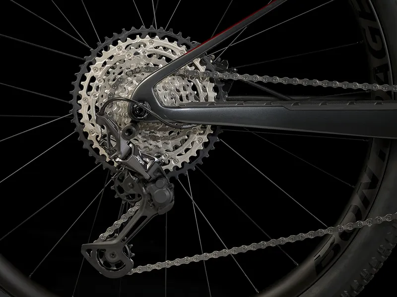  Trek Supercaliber 9.7 Mountain Bike in Lithium Grey/Crimson-4