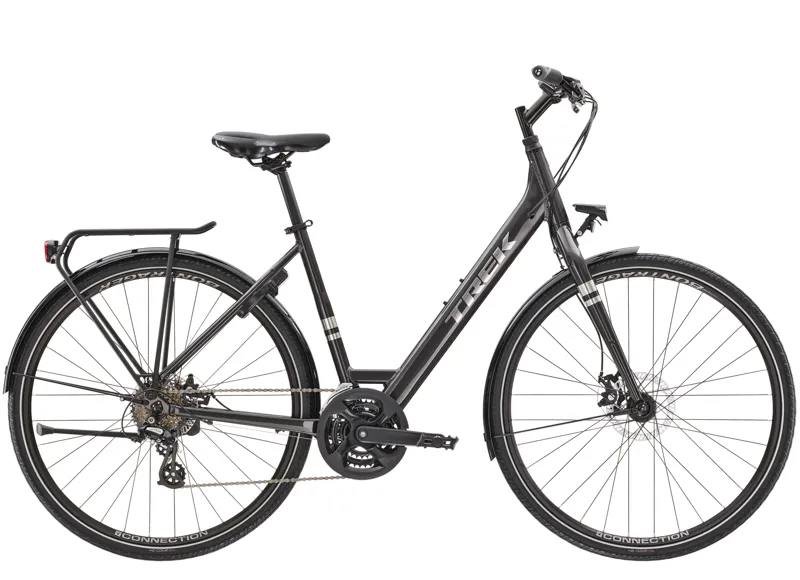 Trek Verve 1 Equipped Lowstep Hybrid Bike in Black