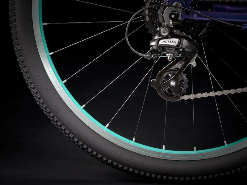 Trek Wahoo 26 Hybrid Kids Bike in Purple-1