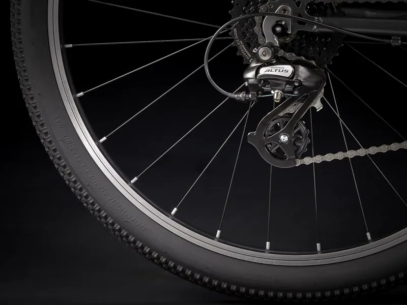 Trek Wahoo 26 Hybrid Kids Bike in Grey-4