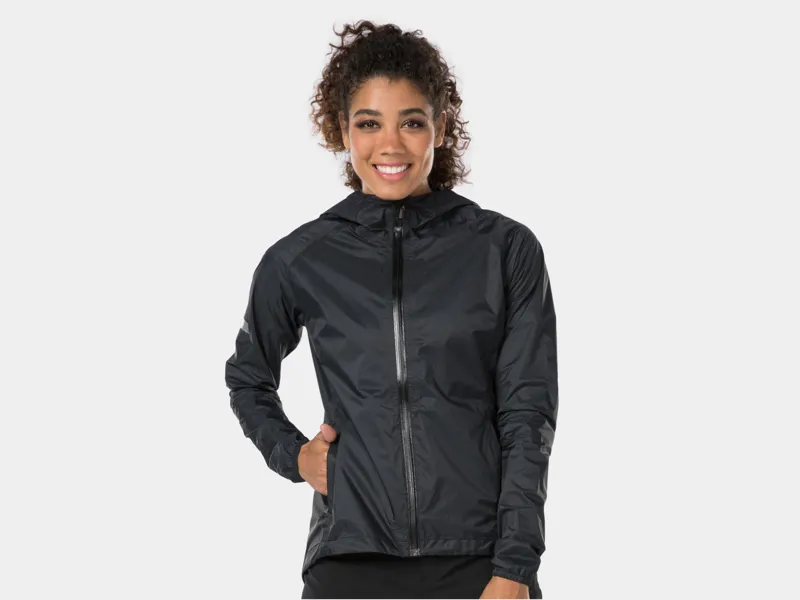  Bontrager Avert Rain Wateproof Womens Cycling Jacket in Black