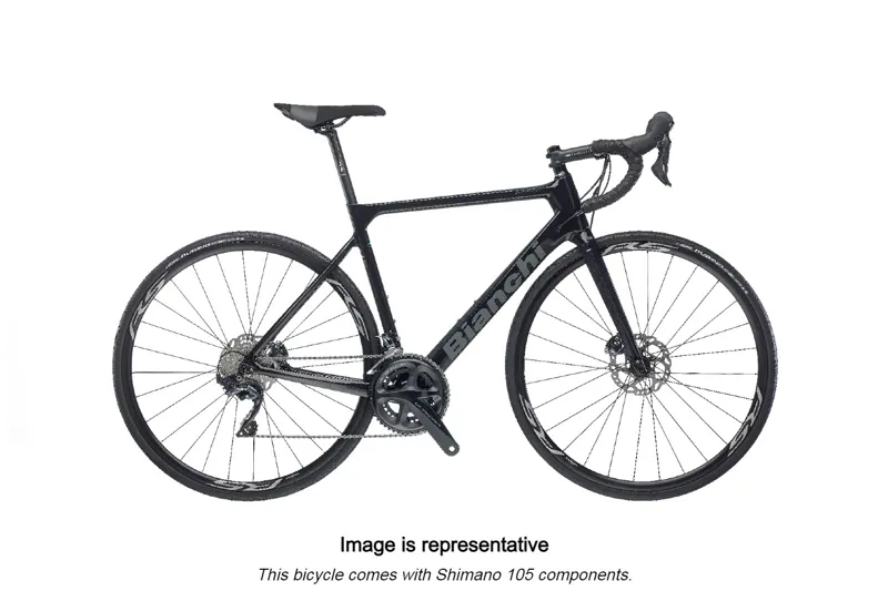 Bianchi Sprint 105 Disc Carbon Road Bike 2021 in Black