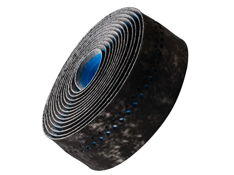Bontrager Velvetack Handlebar Tape in Black/Waterloo Blue