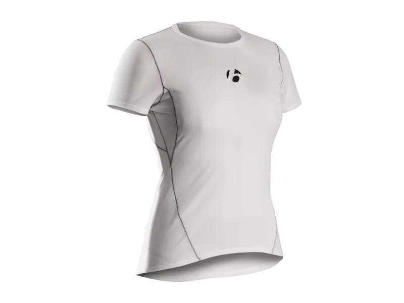 2017 Bontrager B1 Short Sleeve Womens Baselayer in White