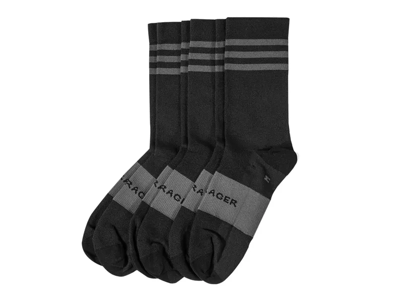 Bontrager Race Crew Cycling Sock 3 Pack in Black