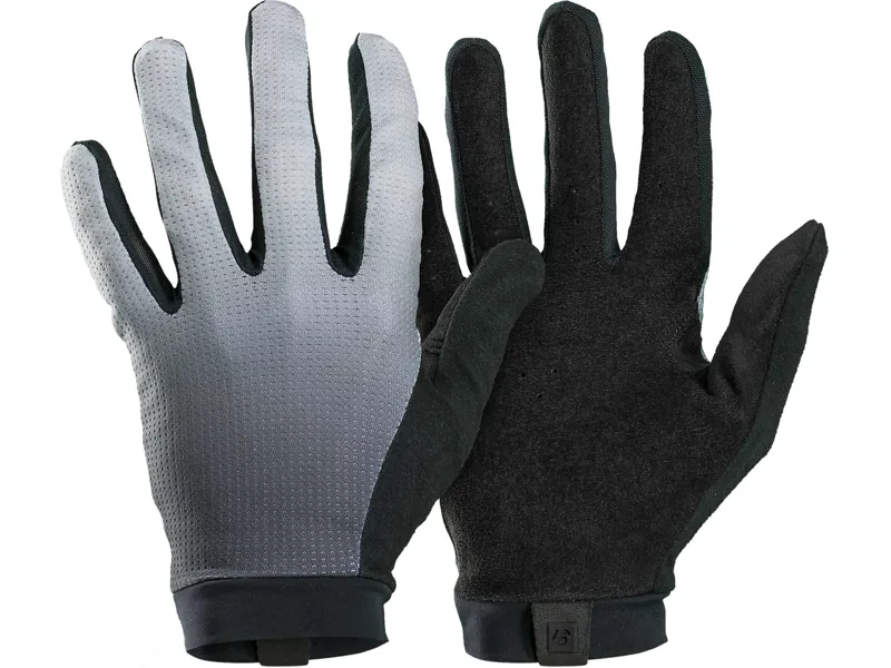 Bontrager Evoke Long Finger Mountain Bike Glove in Silver