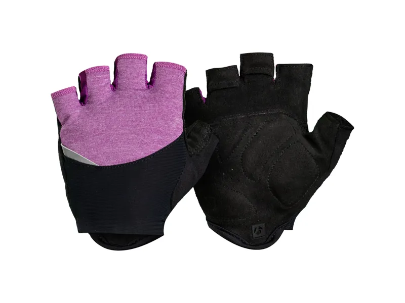2018 Bontrager Meraj Womens Short Finger Glove in Purple