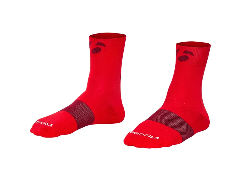  Bontrager Race 2.5 inch Cycling Sock in Red