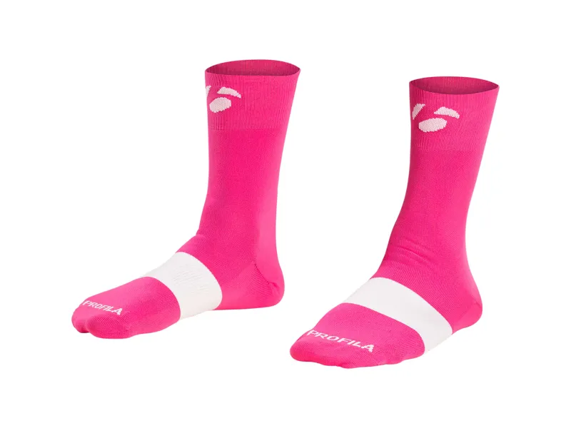Sock Bontrager Race 5 inch Cycling Sock in Pink