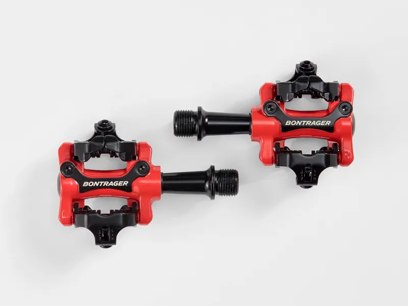 Bontrager Comp SPD Clipless Mountain Bike Pedals in Red