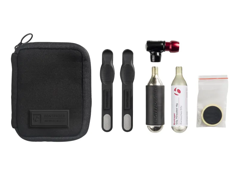 Bontrager Pro Flat Pack Tyre Repair Kit in Black