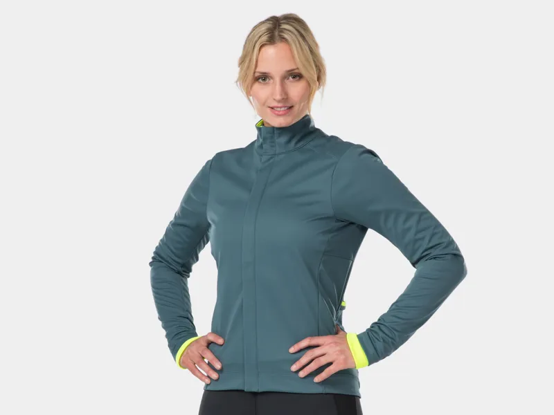  Bontrager Velocis Subzero Womens Softshell Cycling Jacket in Blue