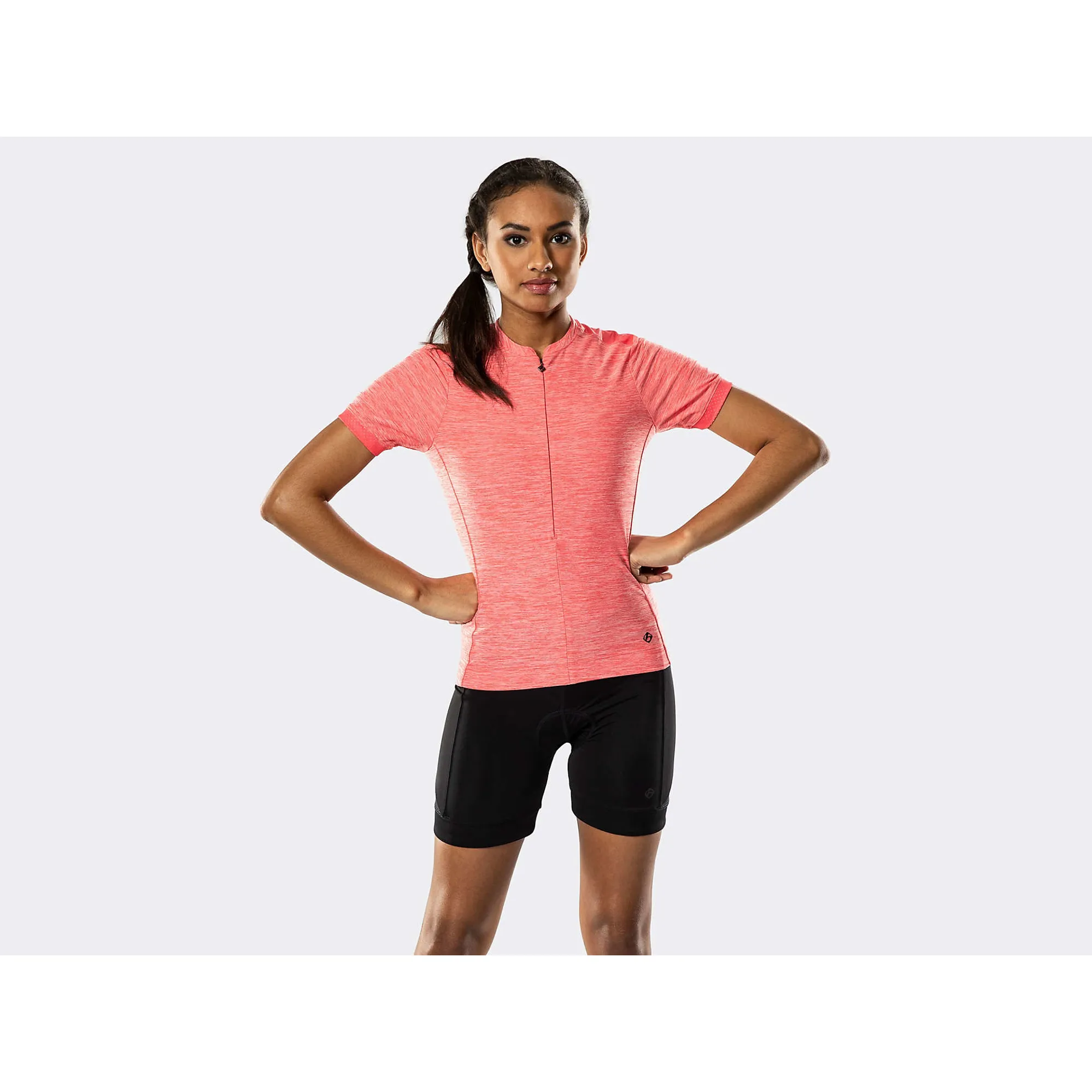 Bontrager Vella Womens Short Sleeve Cycling Jersey in Red