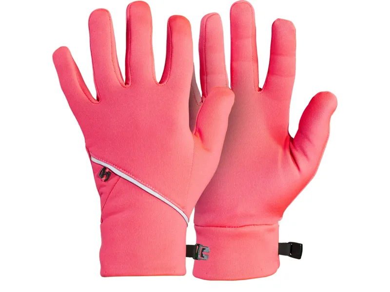  Bontrager Vella Thermal Long Finger Glove in Pink