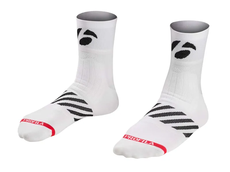  Bontrager Velocis 2.5 inch Cycling Sock in White