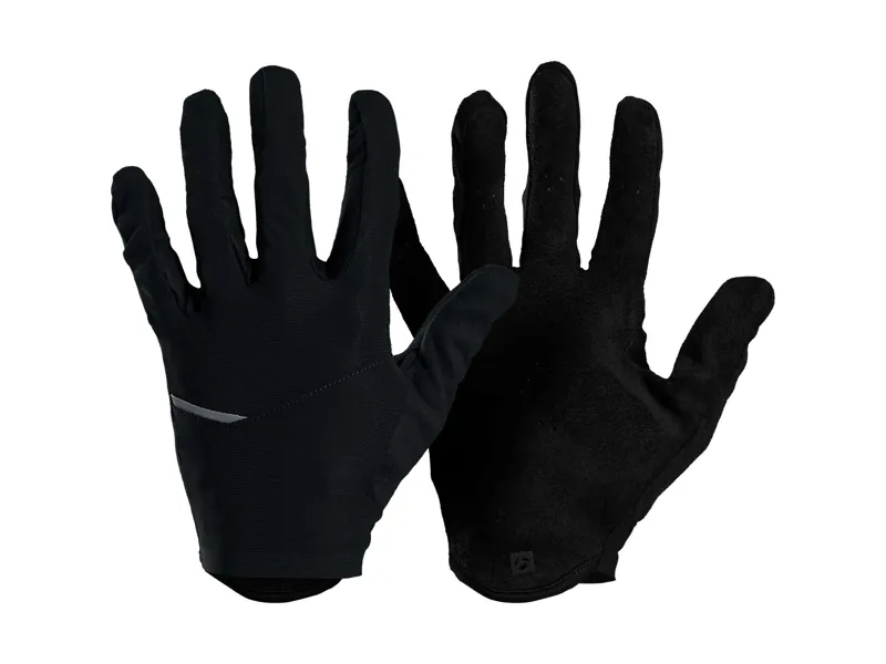 Bontrager Velocis Long Finger Glove in Black