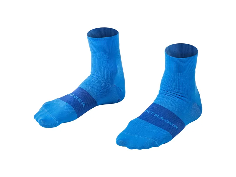 Bontrager Velocis Quarter Cycling Sock in Blue