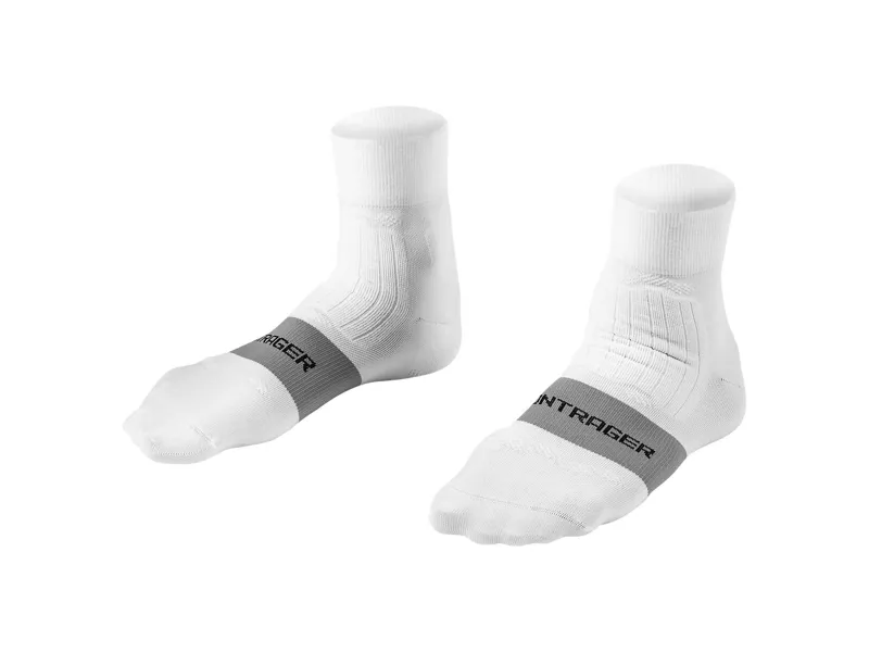 Bontrager Velocis Quarter Cycling Sock in White