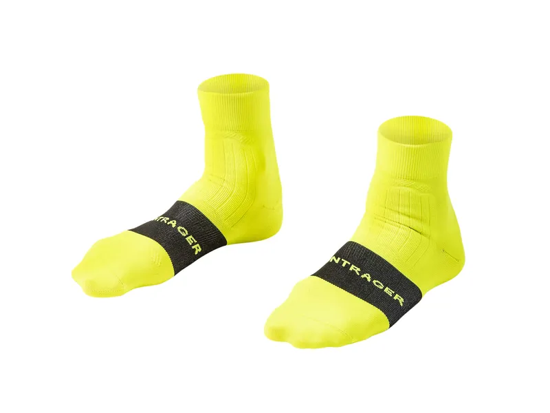 Bontrager Velocis Quarter Cycling Sock in Yellow