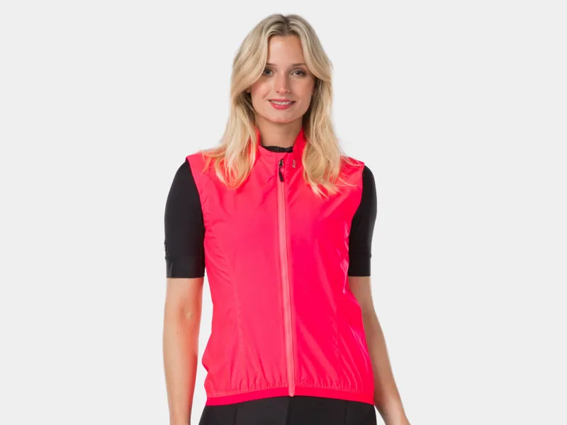Bontrager Circuit Womens Windproof Cycling Gilet in Pink