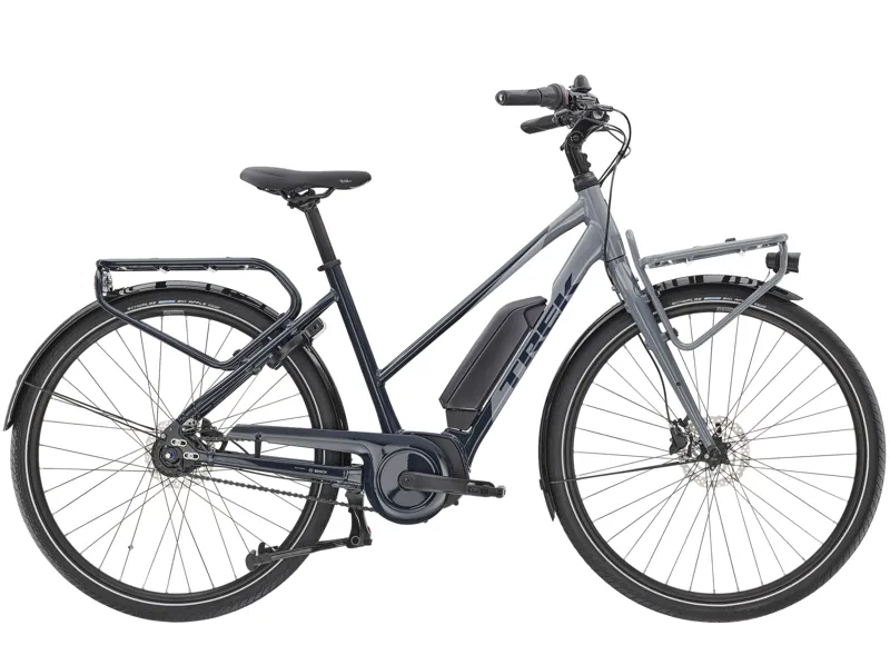 Trek District+ 2 Stagger Electric Hybrid Bike in Grey