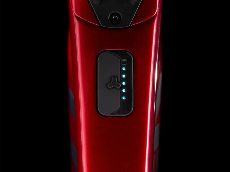 Trek Domane + LT 7 Road Bike Rage Red to Blue -7