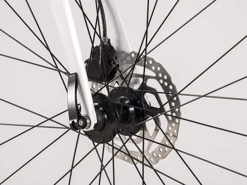 Trek FX 3 Disc Mens Hybrid Bike in White-8