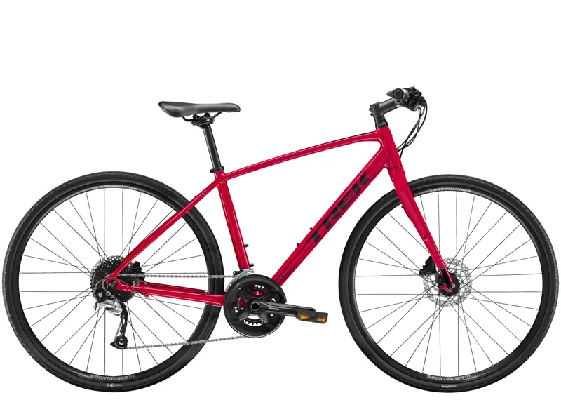 Trek FX 3 Disc Womens Hybrid Bike in Pink