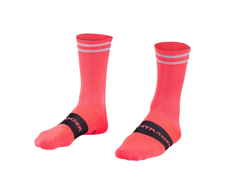 Bontrager Halo Crew Cycling Socks in Pink