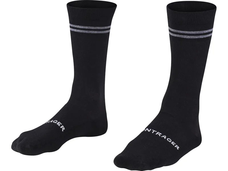 Bontrager Thermal Wool Crew Cycling Socks in Black