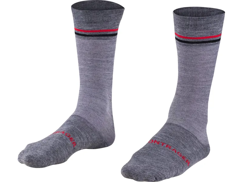 Bontrager Thermal Wool Crew Cycling Socks in Gre