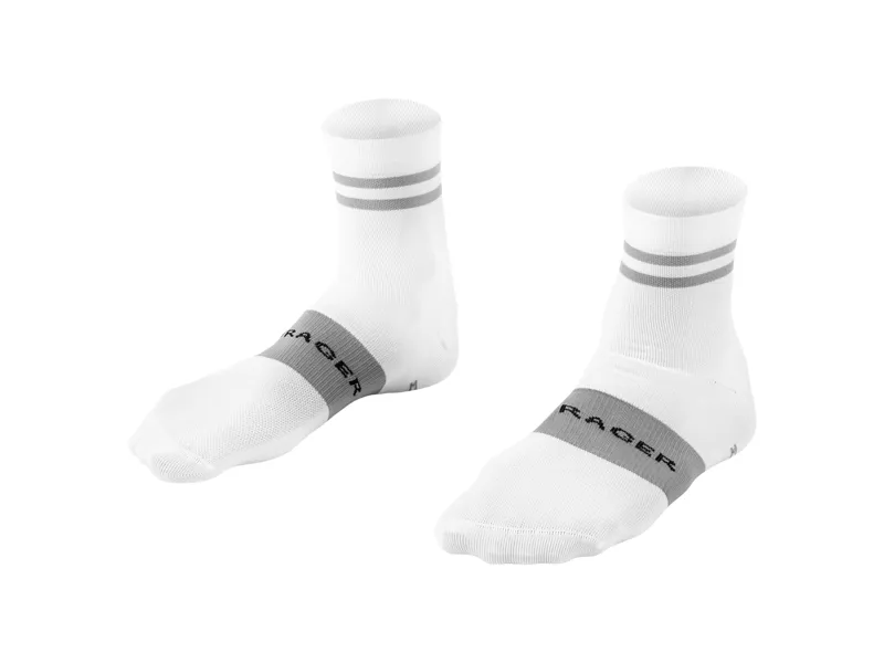 Bontrager Race Quarter Sock 37-39 Small in White