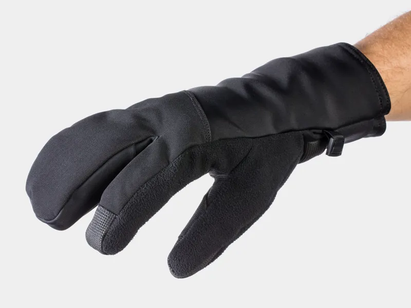  Bontrager Velocis Split Finger Softshell Cycling Gloves in Black