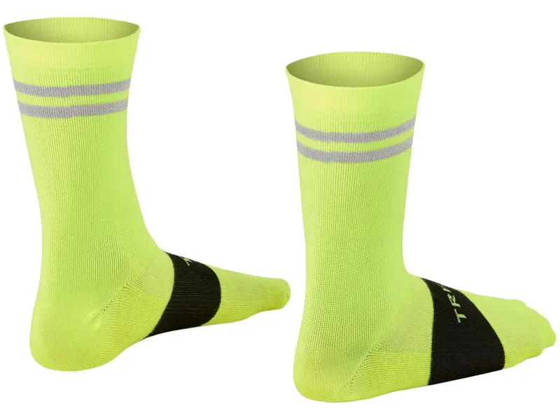 Specialized Reflective Crew Race Socks in Yellow
