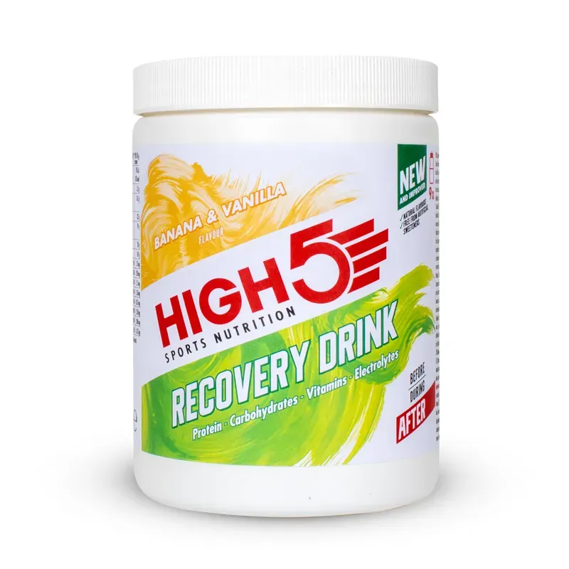 High5 Recovery 450g Drink Tub in White-7