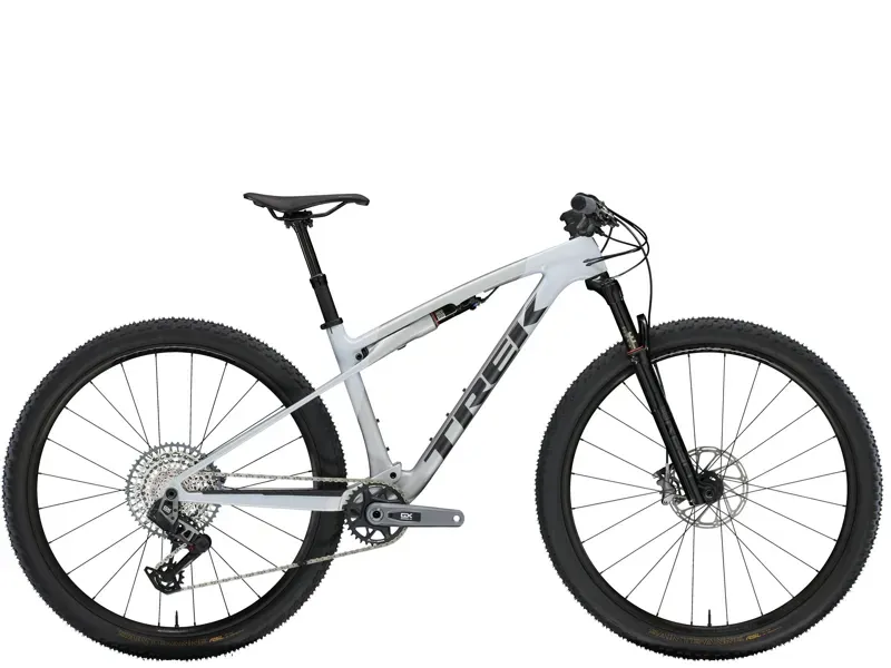 Trek Supercaliber SL 9.7 AXS Mountain Bike In  Plasma Grey Pearl