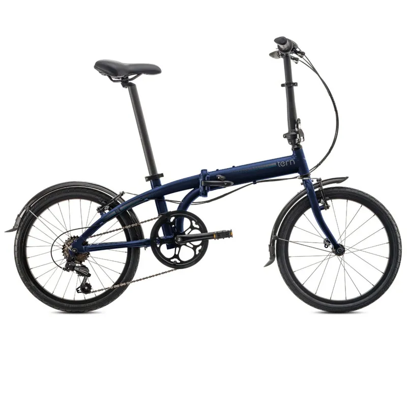 Tern Link B7 Folding Bike in Blue