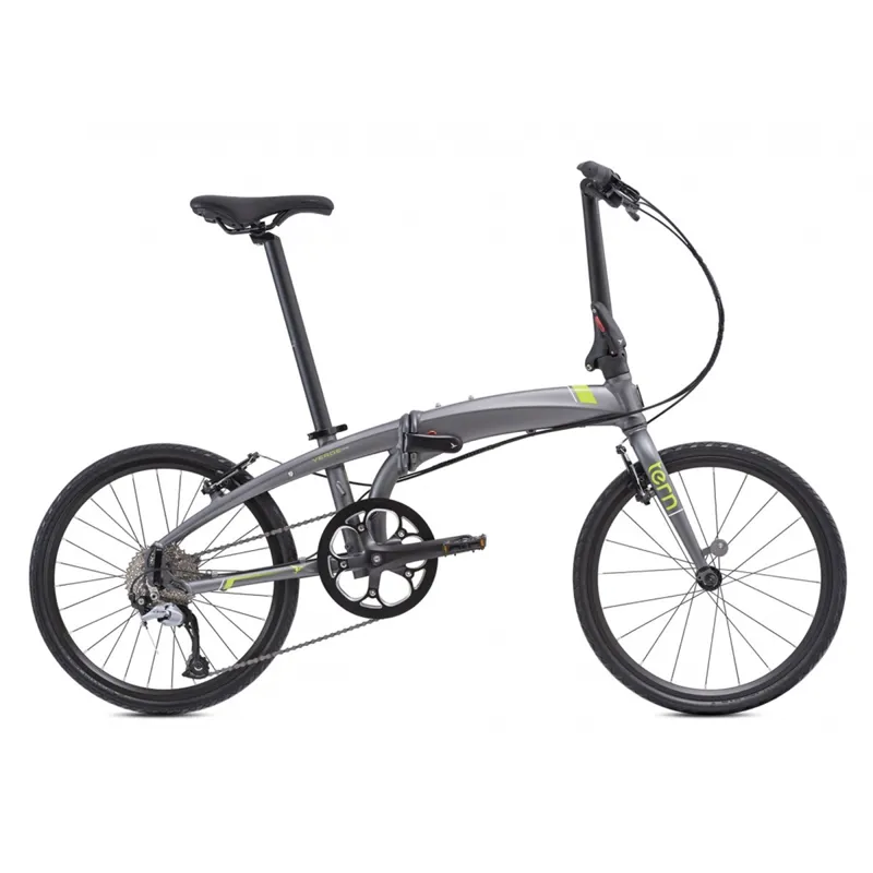 Tern Verge D9 Folding Bike in Grey